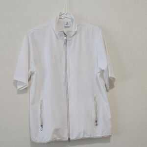 Daily Sports White Short Sleeve Jacket XL